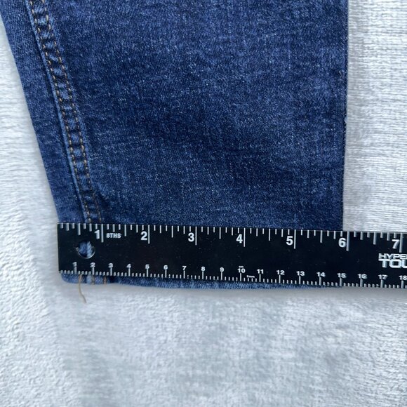 Old Navy Skinny Built-In Flex Jeans Low Rise Dark Wash Blue Men's Size 30X32 - Picture 8 of 10